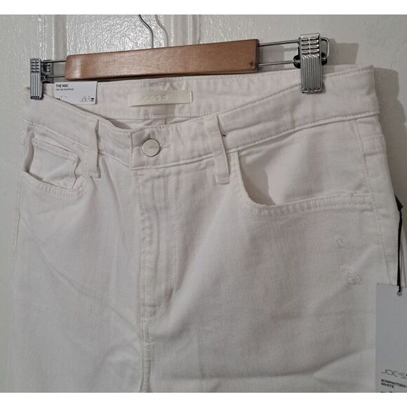 Joes Jeans Women's THE NIKI MID RISE BOYFRIEND JEANS size 30 White - Picture 6 of 9